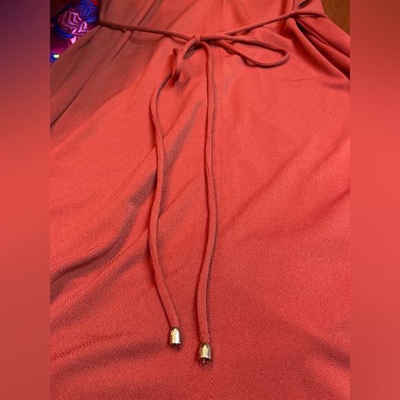 H&M rust colored dress size XS in excellent condition! - Picture 6 of 8